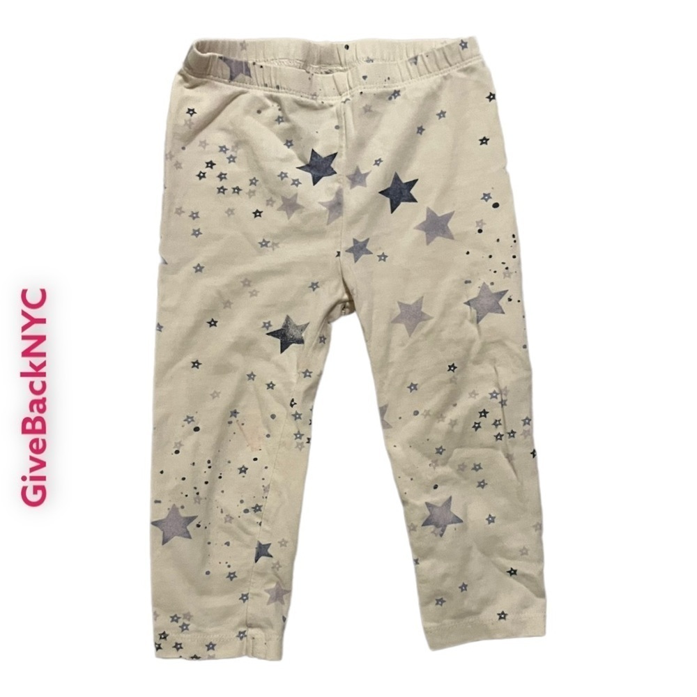 First Impressions Stars White Pants 18M
